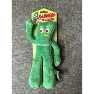 Multipet Gumby Plush Filled Dog Pet Toy Green 9 inch
